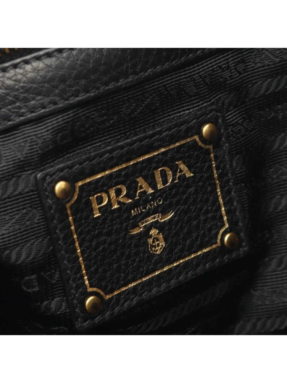 Prada Tote Black Leather